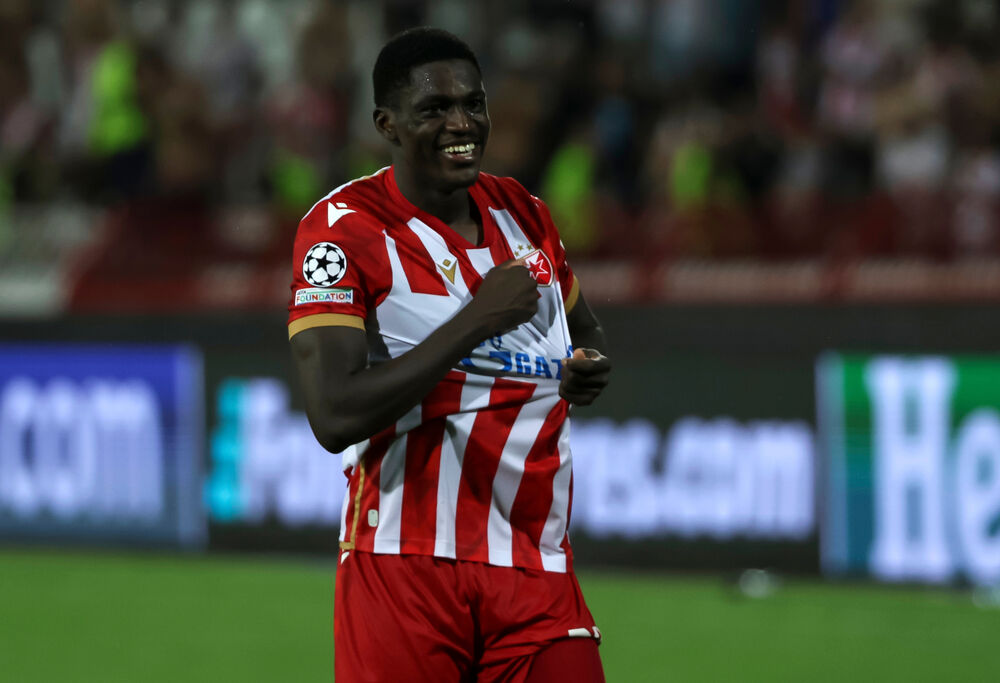 Naser Điga u dresu Crvene zvezde