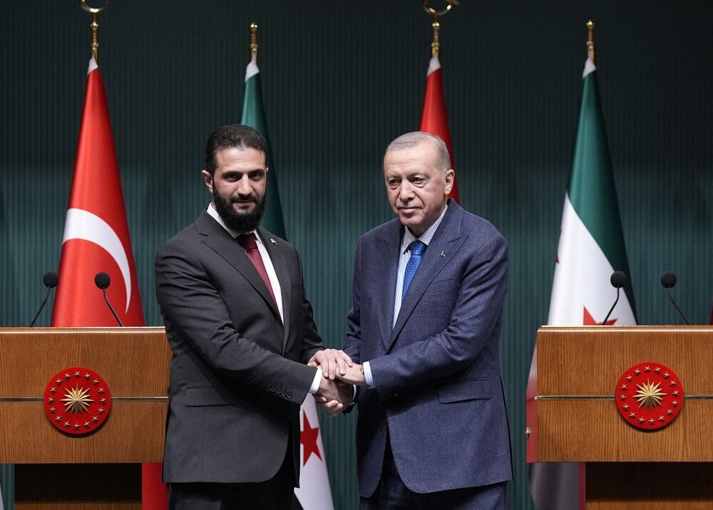 Ahmed al Šara, Redžep Tajip Erdogan