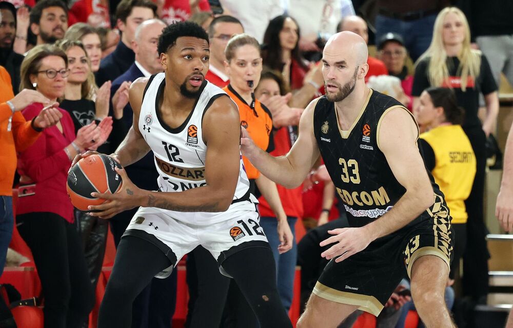 KK Partizan, KK Monako, Evroliga, Sterling Braun, Nik Kalates