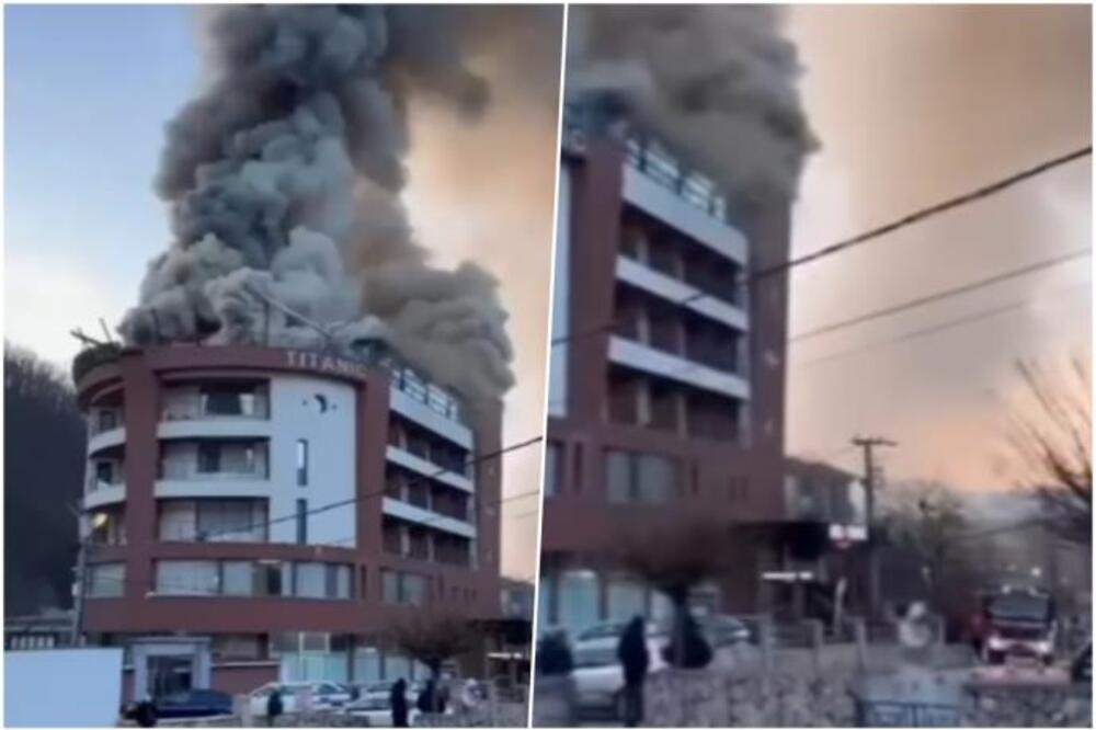 Detalji požara u Novom pazaru: "Videli smo plamen kako izbija kroz staklo!" (VIDEO)