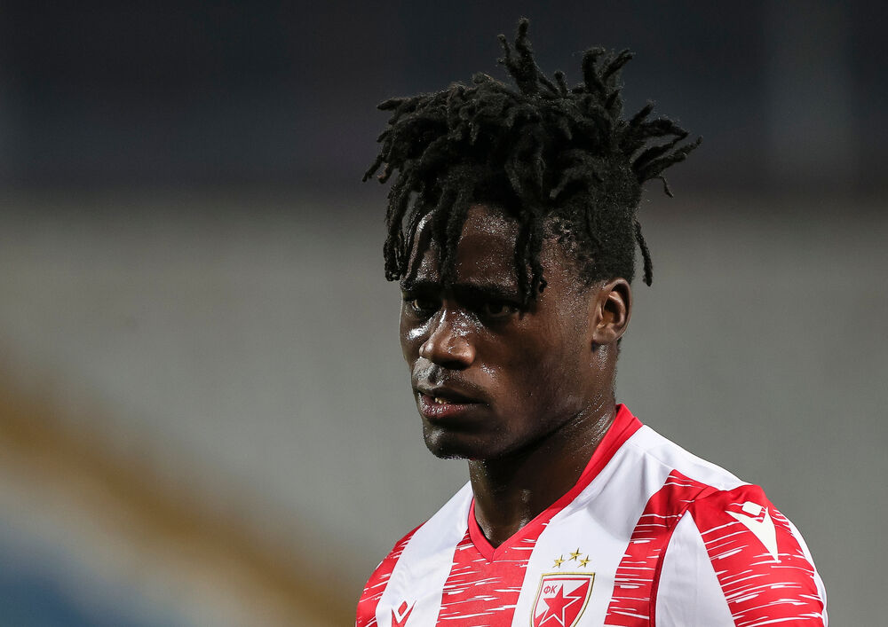 Ričard Odada u dresu Crvene zvezde