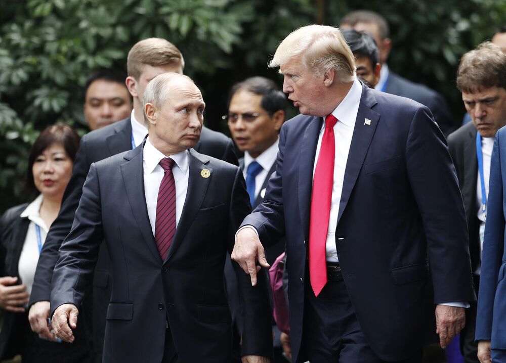 Vladimir Putin i Donald Tramp 