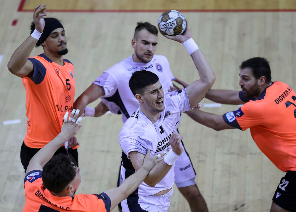 Detalj sa utakmice Partizana i Diomidisa