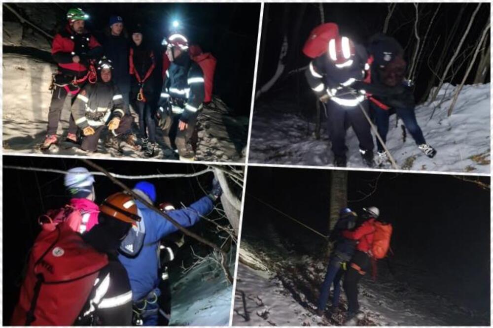 Detalji akcije spasavanja dvoje nestalih na Tari: Vatrogasci uspeli da savladaju opasan i nepristupačan teren!