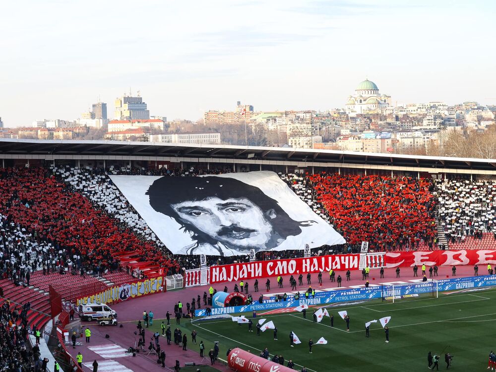 Koreografija Delija na 175. večitom derbiju