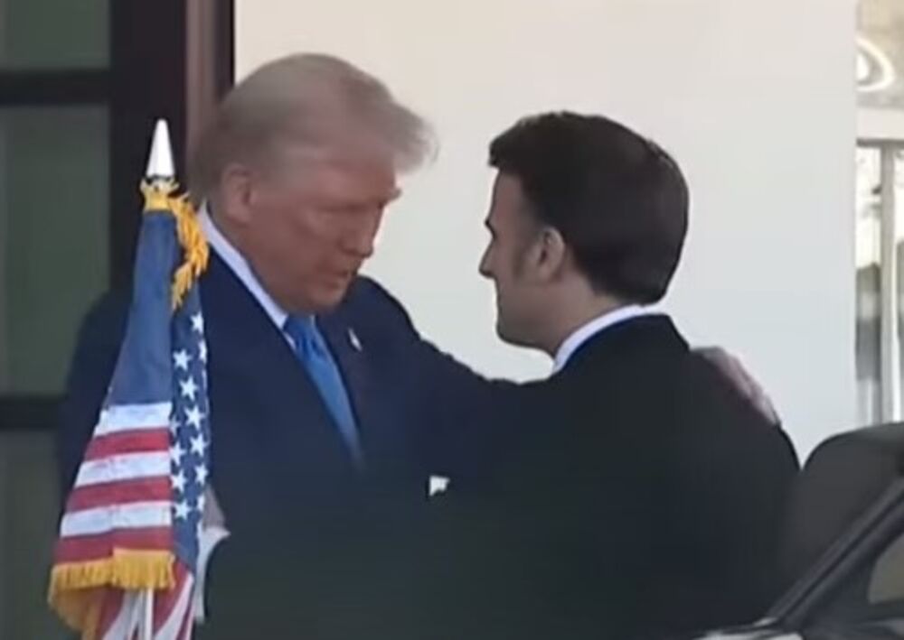 Donald Tramp, Emanuel Makron