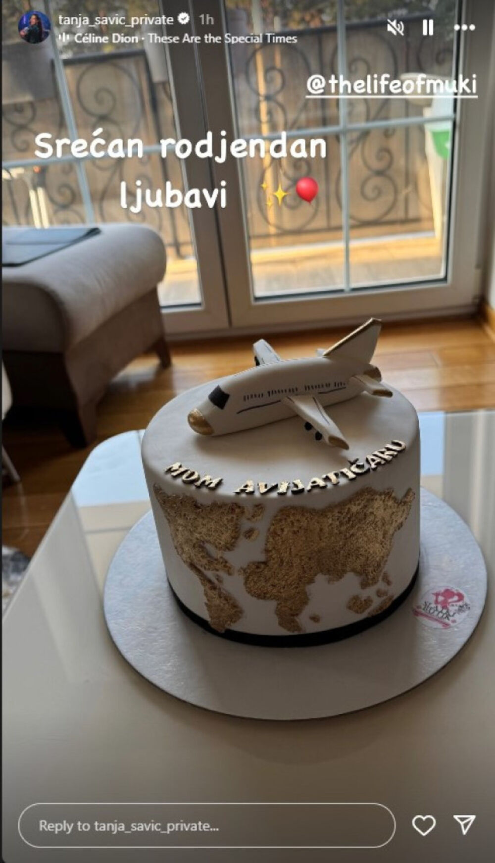 Pevačica je izabraniku čestitala rođendan