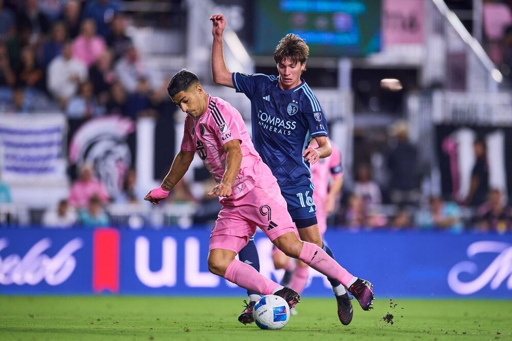 Luis Suarez na utakmici Inter Majamija i Sporting Kanzas sitija