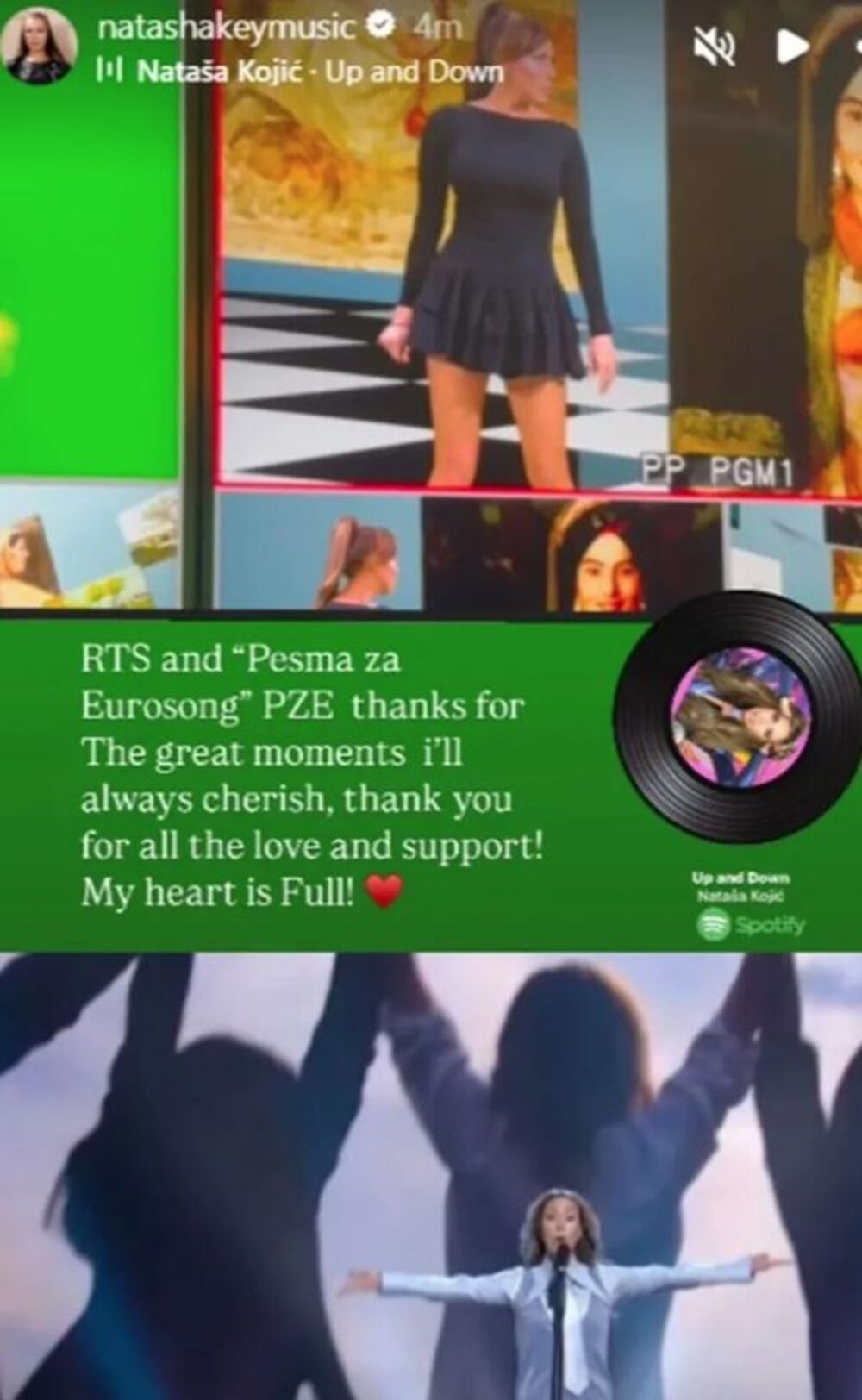 Objava Nataše Kojić posle ispadanja