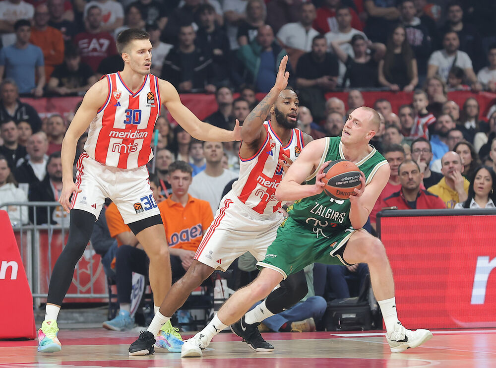 KK Crvena zvezda, KK Žalgiris, KK Žalgiris Kaunas, Kodi Miler-Mekintajer, Kodi Miler Mekintajer, Alen Smailagić, Filip Petrušev