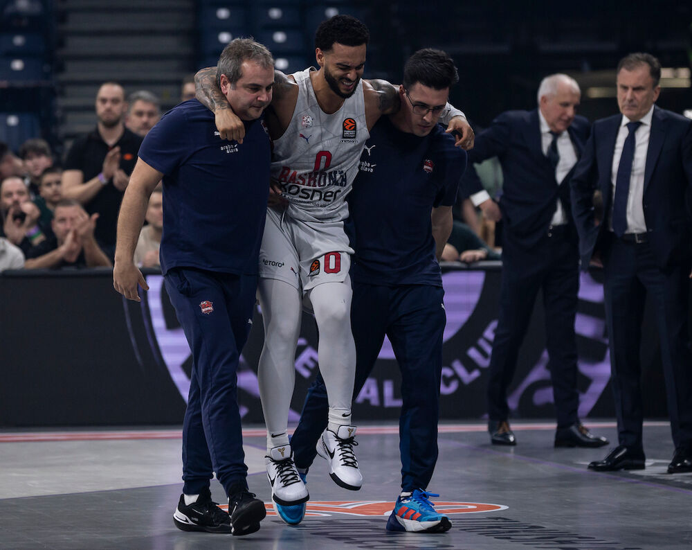 Trenutak kada je Markus Hauard izašao iz igre zbog povrede