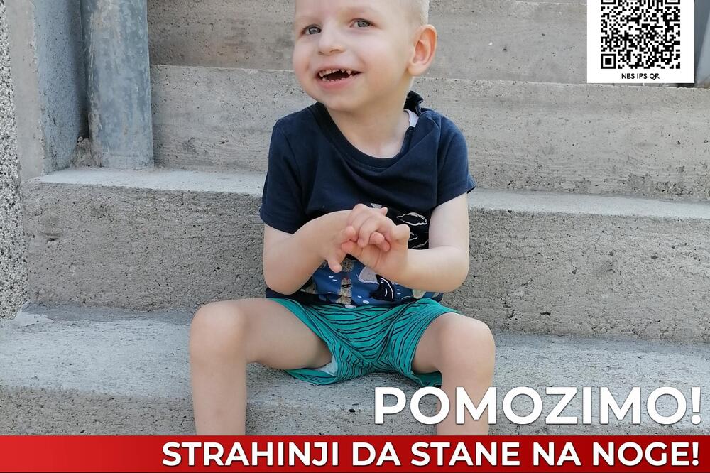 Strahinja od malena vodi velike bitke: Loš govor, tremor, epilepsija - ovom mališanu je potrebna naša pomoć (FOTO)