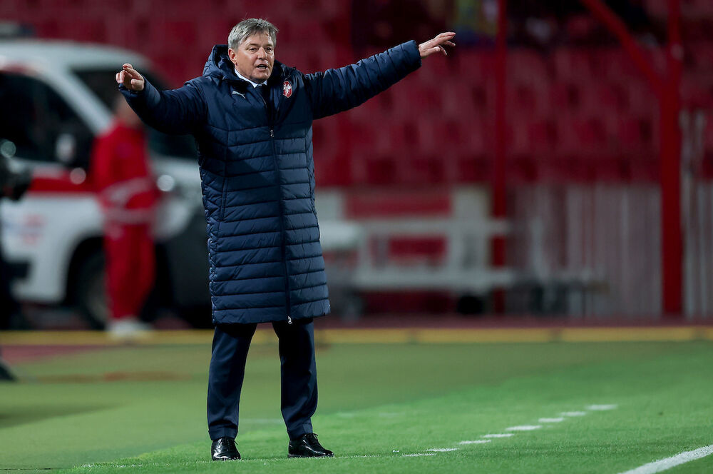 Dragan Stojković Piksi na utakmici Srbije i Austrije