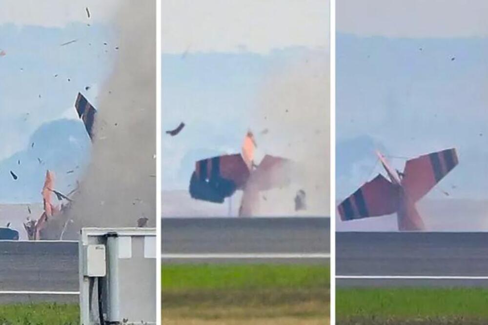 Krenuo je da poleće, a onda je samo puklo: Avion se srušio pred ljudima u Viktoriji, postoji snimak