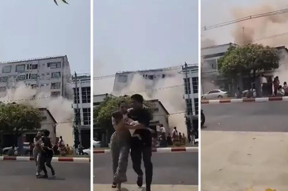 Novi snažan zemljotres pogodio Mjanmar!