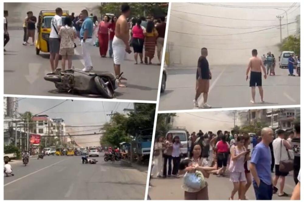Apokaliptične scene na ulicama! Pojavio se novi jezivi snimak iz Mjanmara, ljudi beže i vrište! (VIDEO)