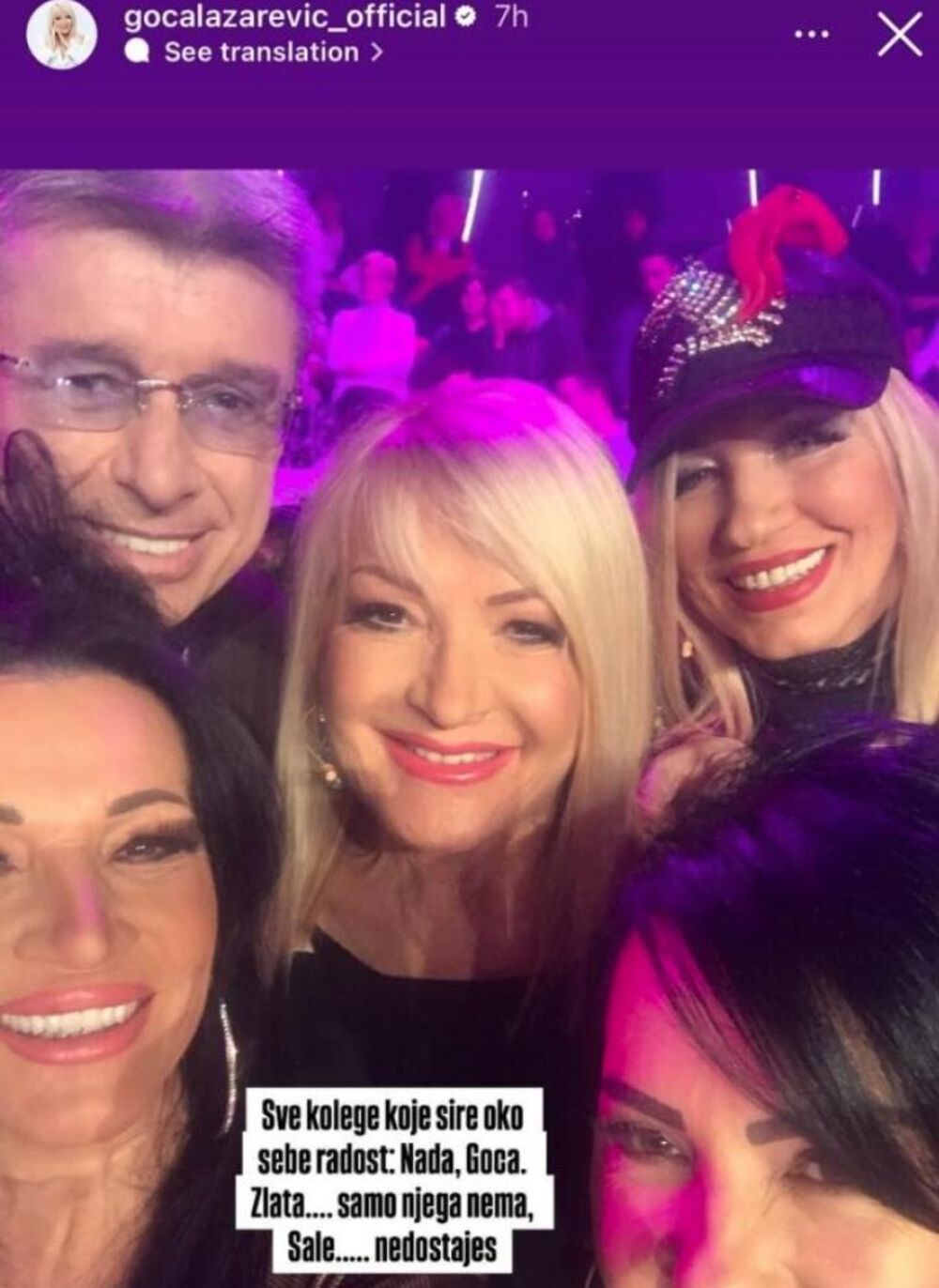 Goca objavila zjaedničku sliku sa Sašom