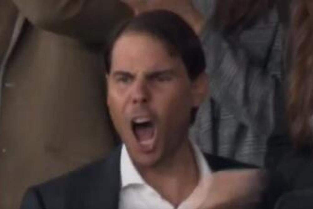 Rafael Nadal huligan na tribinama! Ovako nije slavio ni poene protiv Đokovića