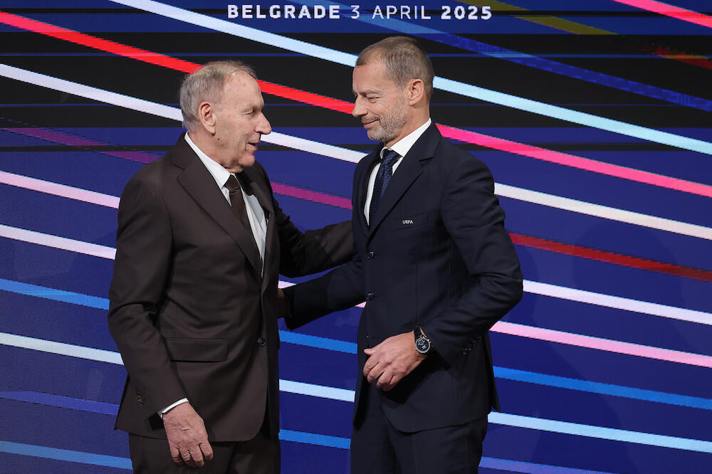 Čeferin nahvalio Srbiju i Albaniju usred Beograda: Fudbal govori univerzalnim jezikom!