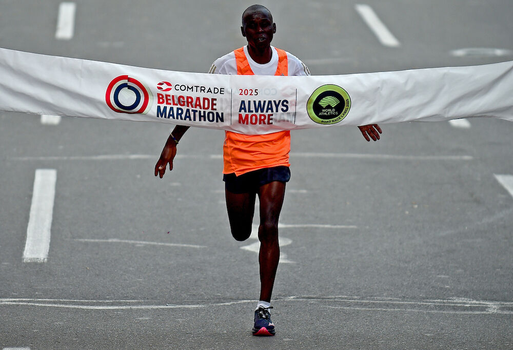 Gilbert Kipleting Čumba - pobednik 38. Beogradskog maratona