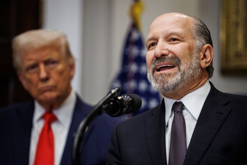 Hauard Lutnik i Donald Tramp 