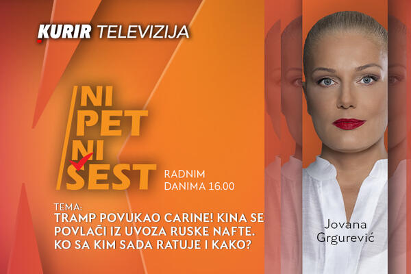 Tramp povukao carine! Kina se povlači iz uvoza ruske nafte - ne propustite u današnjoj emisiji “NI 5 NI 6”