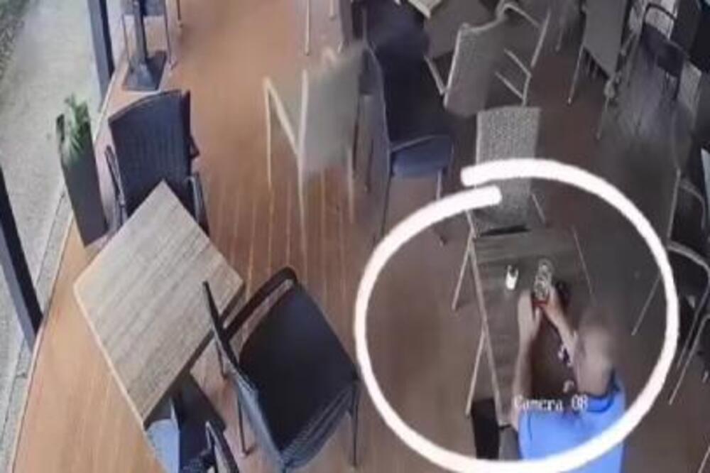 Živeće ovaj narod! Vetar duva kao lud, stvari leti na sve strane, kafić se raspada, a Novosađanin... (VIDEO)