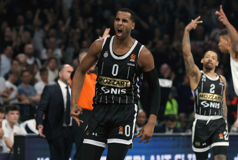 Detalj sa utakmice Partizana i Real Madrida