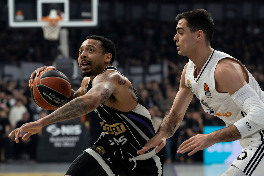 Detalj sa utakmice Partizana i Real Madrida