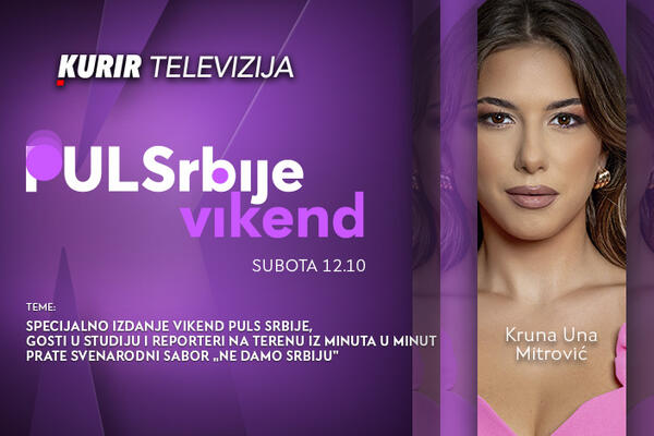 Svenarodni sabor “Ne damo Srbiju”- gledajte u današnjem specijalnom izdanju emisije “Puls Srbije vikend” od 12.10