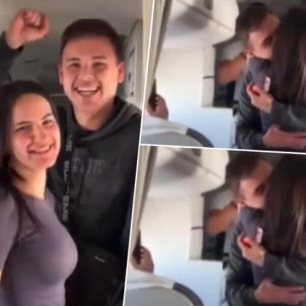 "Molim za minut pažnje, posebno putnicu na mestu 06A": Aleksandar zaprosio Nelu na visini od 10.000 metara (VIDEO)