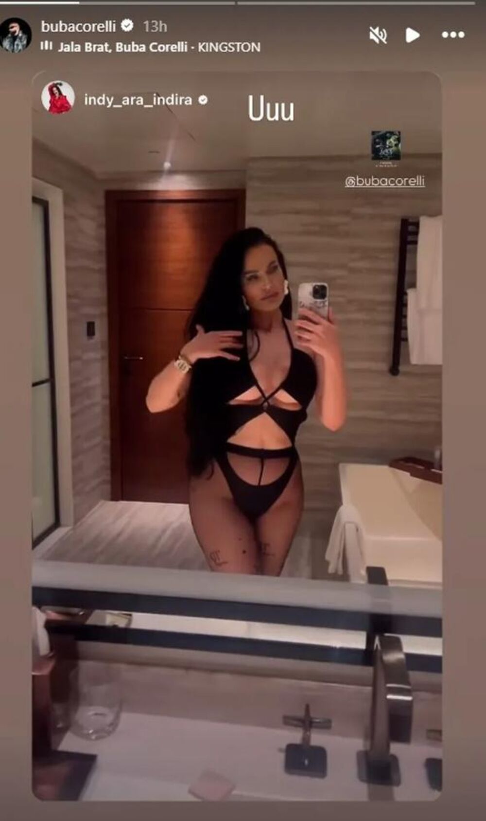 Buba podelio izazovni snimak Indi