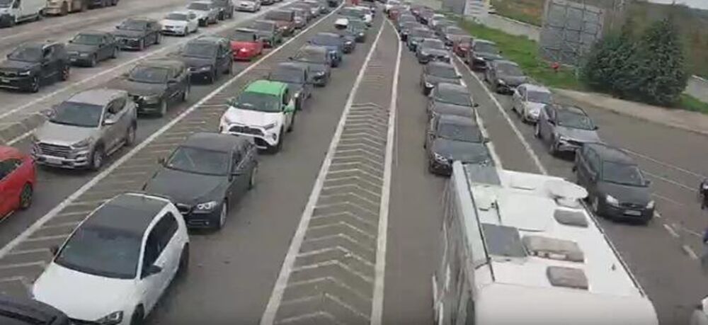 Gužve na graničnom prelazu Preševo
