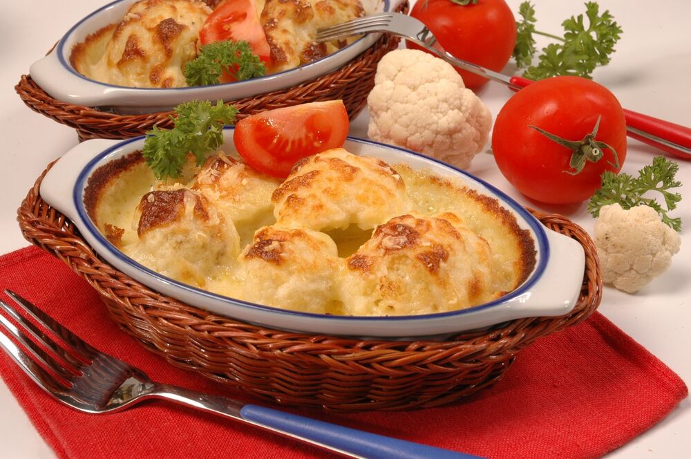 Karfiol zapečen u rerni sa bešamel sosom