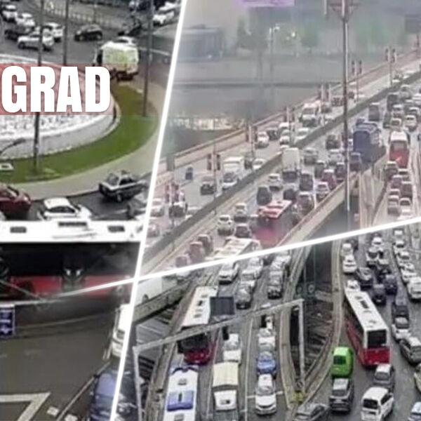 Malo kiše, i eto ga špic u 13h popodne: Opšti kolaps u Beogradu, svi putevi "su stali", evo gde je najgore! (FOTO)