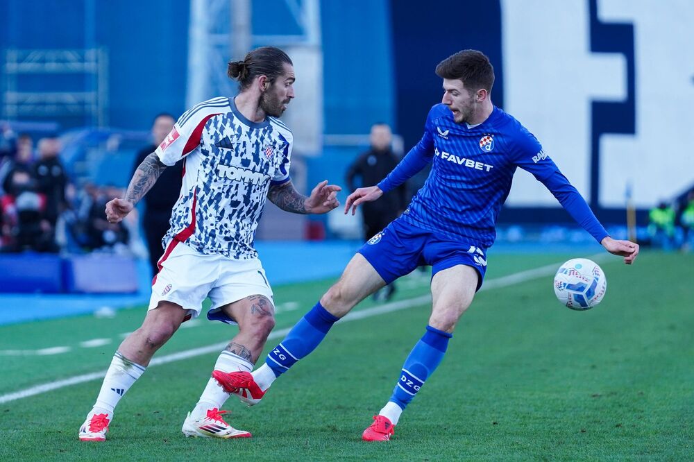 Marko Livaja na utakmici Dinamo Zagreba i Hajduka iz Splita