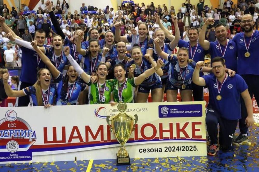 Drugi put u istoriji kluba! Odbojkašice Železničara iz Lajkovca šampionke Srbije