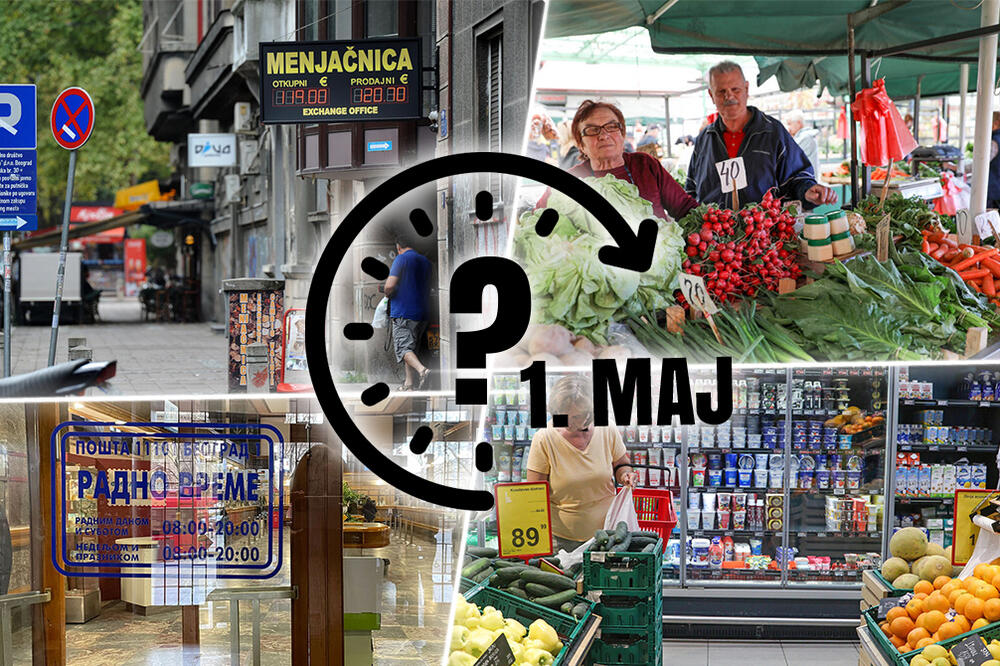 Kako će sutra raditi prodavnice, pošte, apoteke, tržni centri i pijace? Detaljno radno vreme za prvomajske praznike