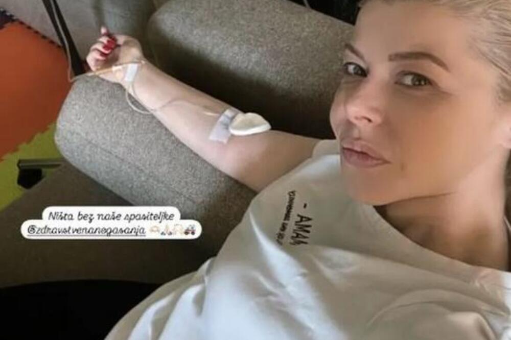 Danijela Karić završila na infuziji!