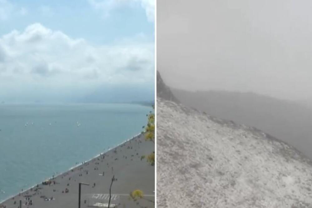 Nestvaran prizor za Prvi maj u omiljenom letovalištu Srba: Prvo se kupali u moru, a onda je usledio pravi šok!