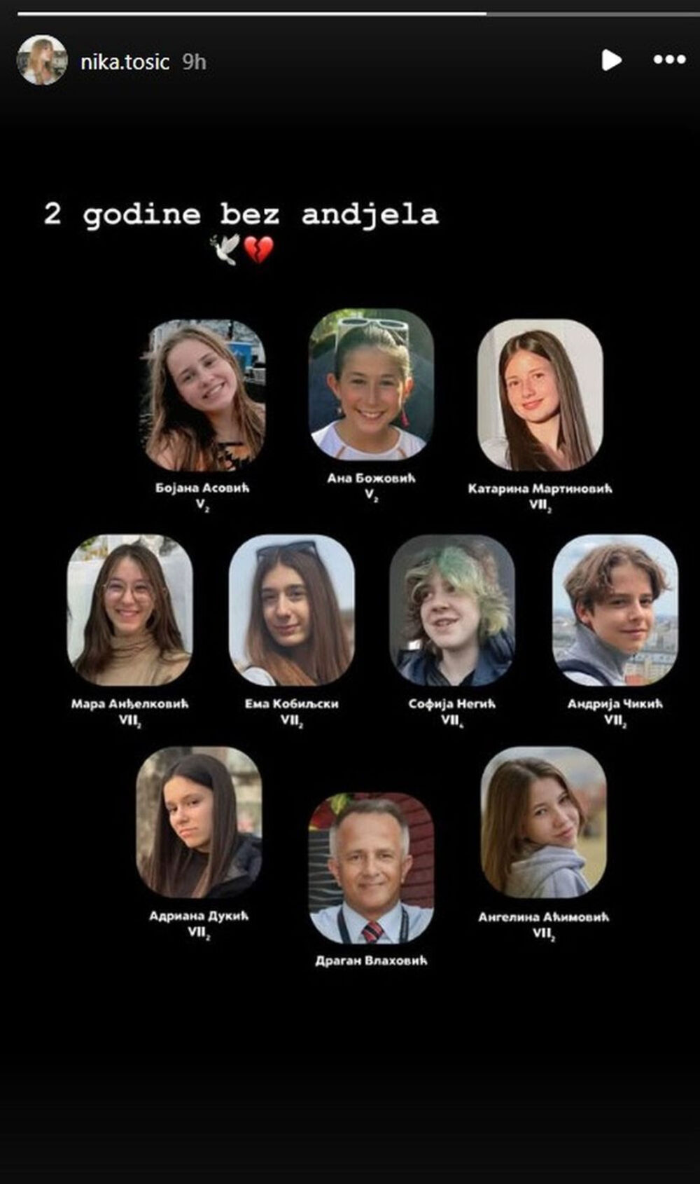 Nika odala počast žrtvama