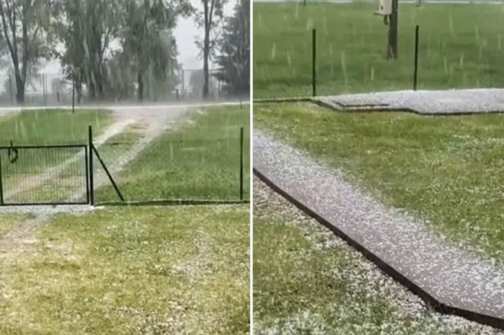 "Grad nas ubi, sve je poplavljeno, kao tornado da je prošao": Jako nevreme opustošilo Smederevsku Palanku! (VIDEO)