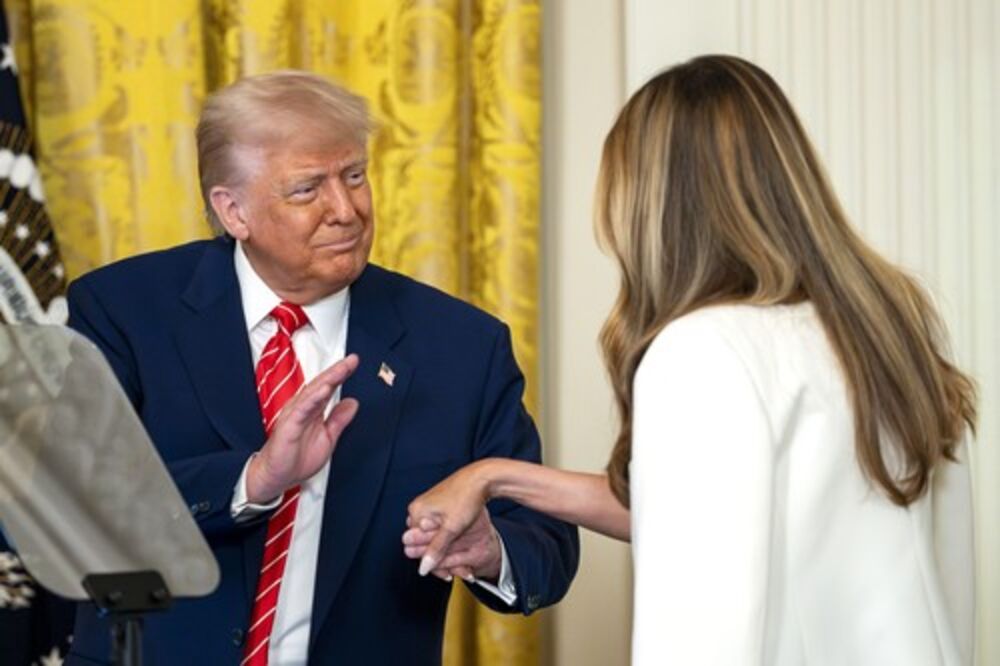 Melanija Tramp, Donald Tramp