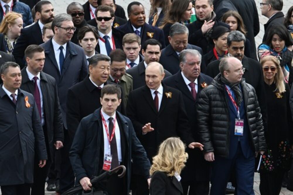 Putinovi telohranitelji na Paradi