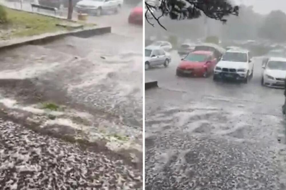 Posle zemljotresa - kataklizma! Jako nevreme se sručilo na Nikšić, pogledajte samo ove prizore! (VIDEO)