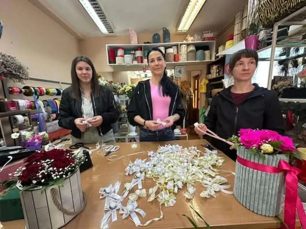 Tatjana od cveća pravi remek dela