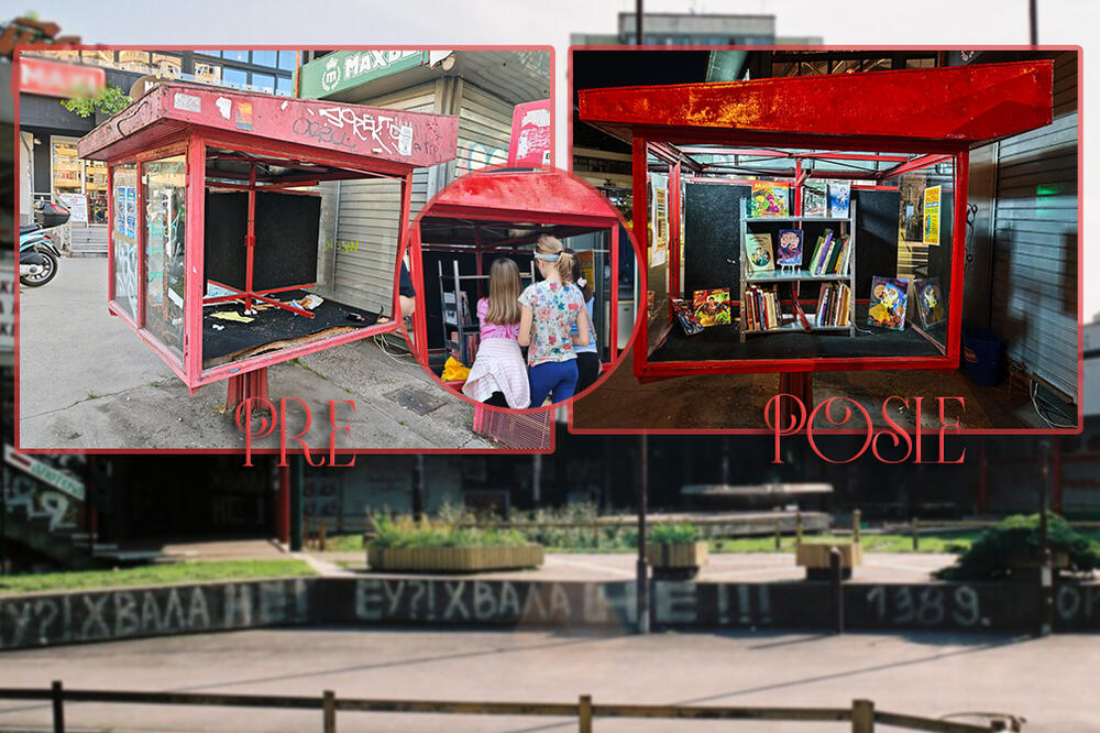 Godinama su gledali RUGLO, a onda im je pukao film! Od izloga za smeće na stanici na NBG, napravili biblioteku FOTO