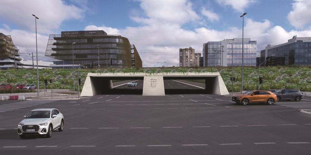 Budući izgled podvožnjaka u Bulevaru umetnosti