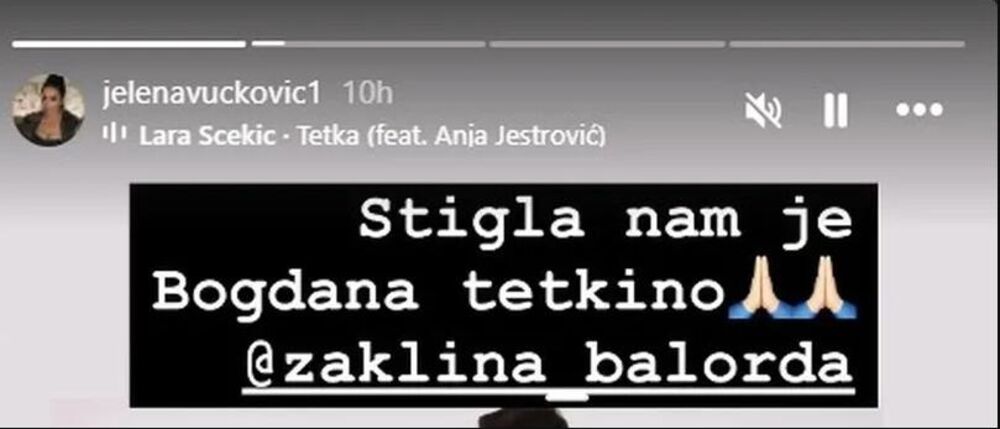 Jelena postala tetka