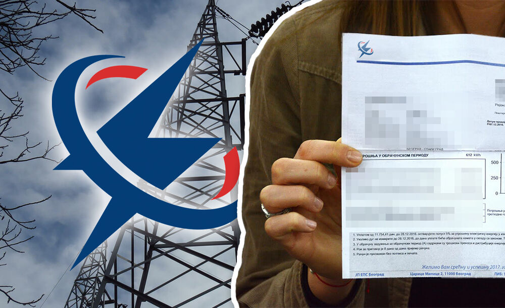 Elektrodistribucija, Struja, Račun